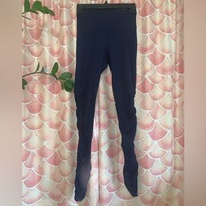 Fabletics Blue Leggings with Leg Ties
